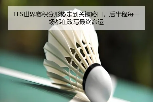 TES世界赛积分形势走到关键路口，后半程每一场都在改写最终命运